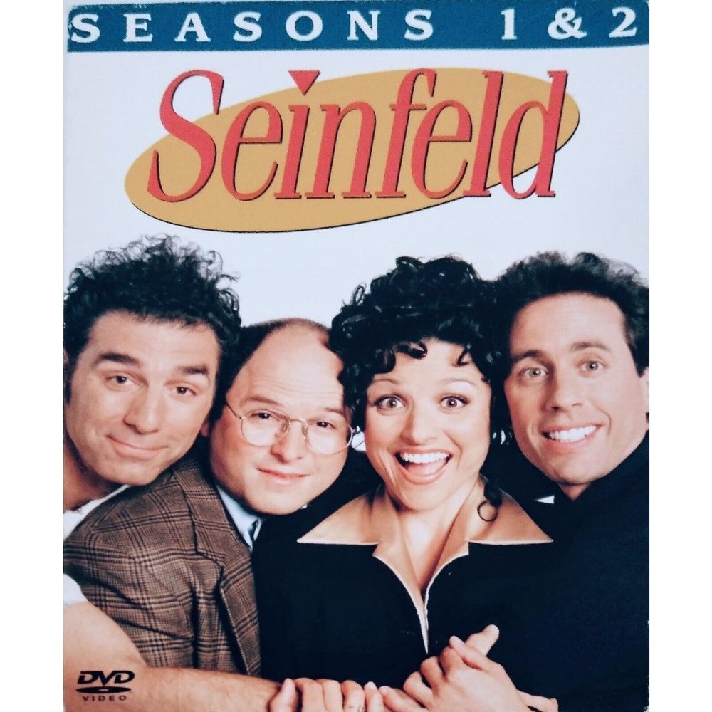 Seinfeld - Seasons‎ 1 & 2 (DVD, 2004, 4-Disc Set) Tested & Works Great!